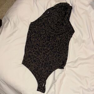 Express Animal Print Bodysuit